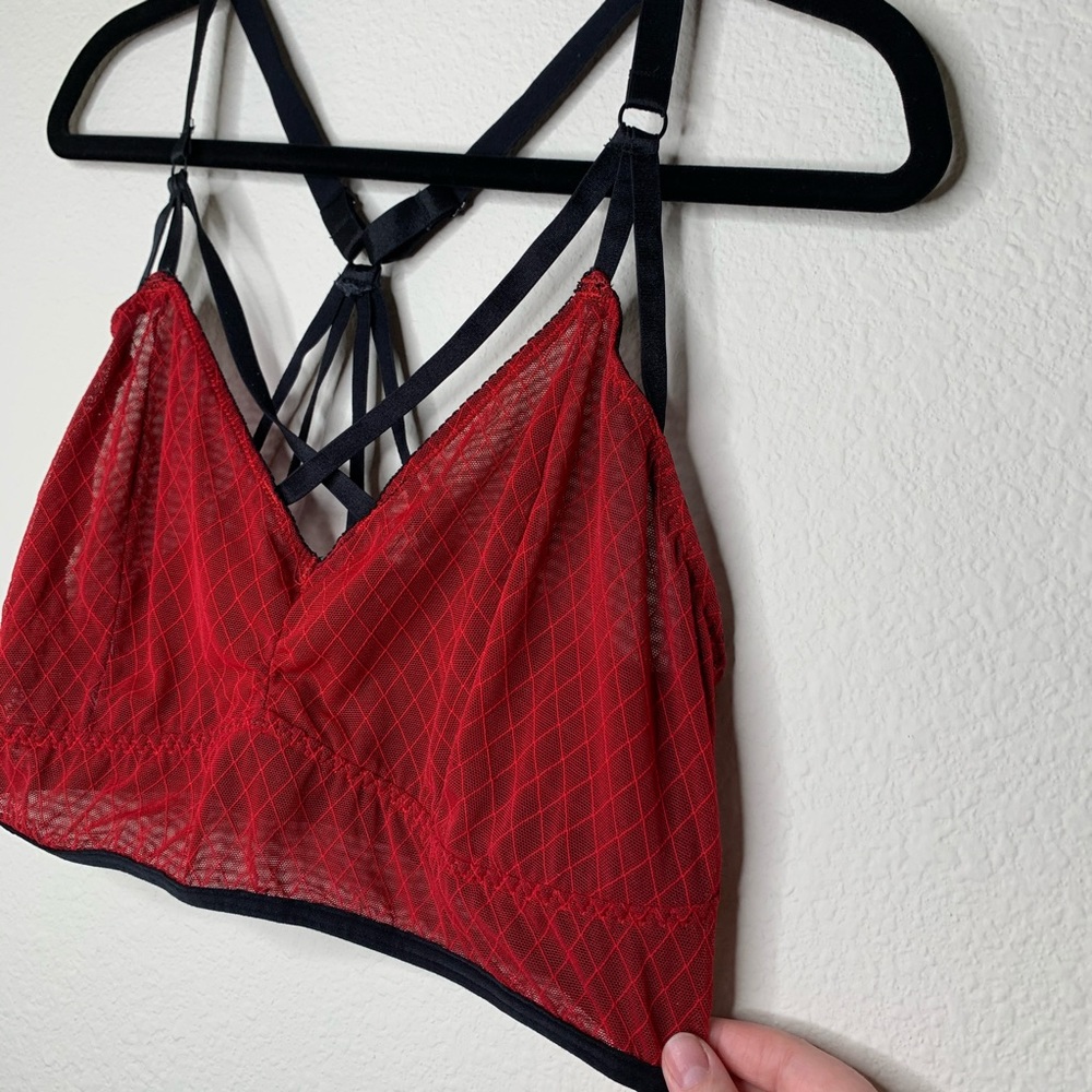 sold Torrid plus size red strappy bralette 2X - Picture 6 of 12